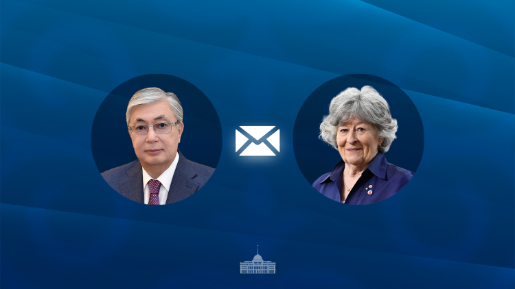 Мемлекет басшысы Канада Генерал-губернаторы Луиза Арбурға құттықтау жеделхатын жолдады
